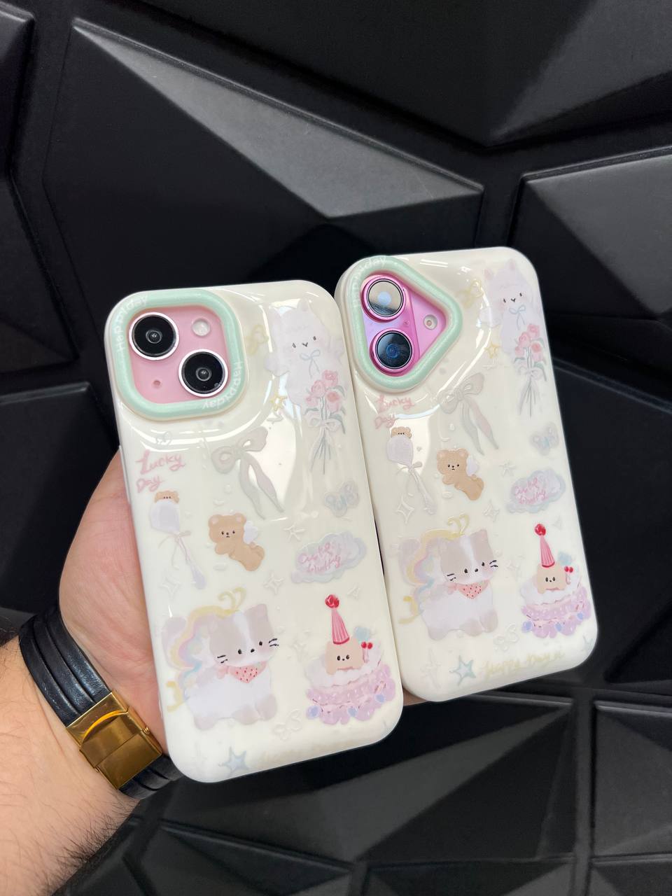 قاب پافری گربه - iphone-12-promax